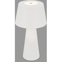 Briloner LED-Tischlampe Kihi mit aufladbarem Akku, weiß