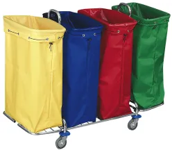 Floorstar Entsorgungssack 120 Liter mit Kordel ESK 120 ESKR 120 R , Farbe: rot