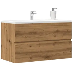 Bad-Hängeschrank Artisan-Eiche 80x38,5x45 cm Holzwerkstoff