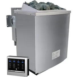 Karibu Sauna Marit inkl. 9 kW Bioofen + ext. Steuerung