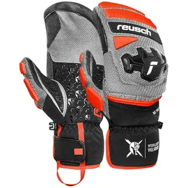 Reusch Worldcup Warrior Fäustlinge Grau/Rot/Weiß M