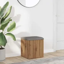 vidaXL Sitzbank mit Stauraum Artisan-Eiche 42x42x45 cm Holzwerkstoff