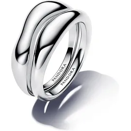 Pandora 193264C00 Ring-Set für Damen Silber, 50/15,9