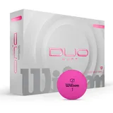 Wilson Golfbälle Duo Soft Rosa rosa sans taille