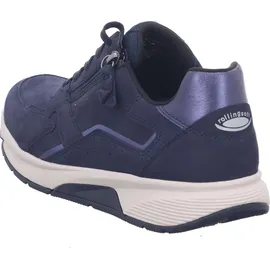 Gabor Damen Schnürschuh in blau | Gr.: 38,5