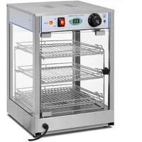 Royal Catering Warmhaltevitrine, Speisewärmer, Silber