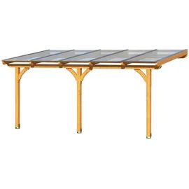 SKANHOLZ Terrassenüberdachung Rimini 541 x 250 cm nussbaum