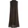 Cartoon Druckkleid Kleid mit Stickerei Dunkelbraun 42