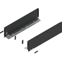 Blum LEGRABOX pure Zarge Höhe K, NL 500, Carbonschwarz-matt