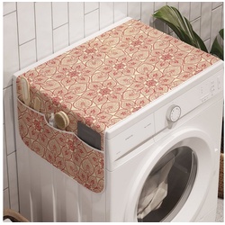 Abakuhaus Badorganizer »Anti-Rutsch-Stoffabdeckung für Waschmaschine und Trockner«, traditionell Far Eastern Floral beige