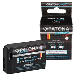 PATONA Platinum Akku wie Canon LP-E17 mit USB-C Input (Angebot)