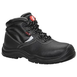 ELTEN Jori BASIC Mid S3 Herren, Lederschuh, robust, schwarz