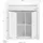 Home Affaire Carat 100 x 112 x 35 cm Weiß / Grau