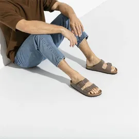 Birkenstock Arizona Birko-Flor Nubuk schmal mocca 37