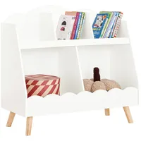 SoBuy Kinderregal mit 5 Fächern Bücherregal Aufbewahrungsregal