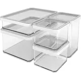 Rotho Vorratsdosen-Set LOFT 5 tlg. transparent