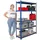 Proregal Schwerlastregal Holz 180x120x40 cm blau