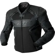 RST S1 Mesh D3O Lederjacke Schwarz 3XL