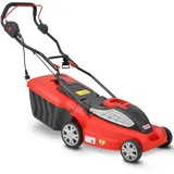 Rasenmäher Elektro 38 Cm Schnittbreite 230v 45 L 1600 W Hand Schiebe Rasen Mäher