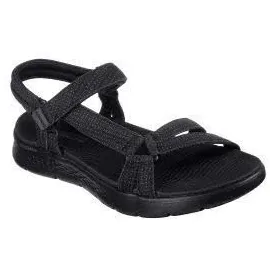SKECHERS Go WALK Flex SANDAL Sublime Schwarz 41