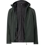 Mc Kinley McKINLEY Tessi 3:1 II Herren Doppel-Jacke, Green Dark/Black Nig, M