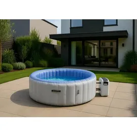 Mendler HWC-N97 Ø 198 x 65 cm grau-blau