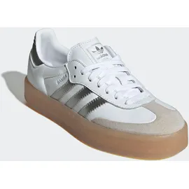 adidas Samba Damen Weiß/Silber 39 1/3