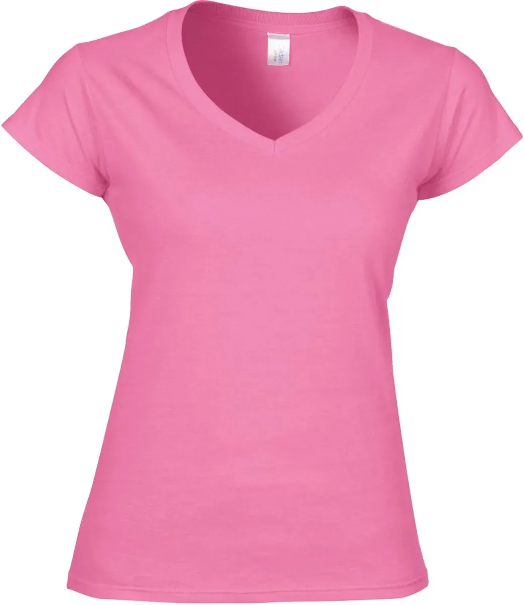 Gildan Damen Softstyle V-Neck T-Shirt 64V00L