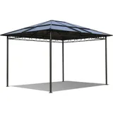 QUICK STAR Metall Garten Hardtop Pavillon 3x3,6m Doppelstegplatten Polycarbonat