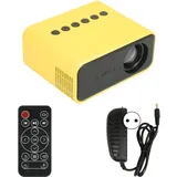 Mini-projektor Für Smartphones, Heimkino-projektion, 100–240 V Eu-stecker, Gelb