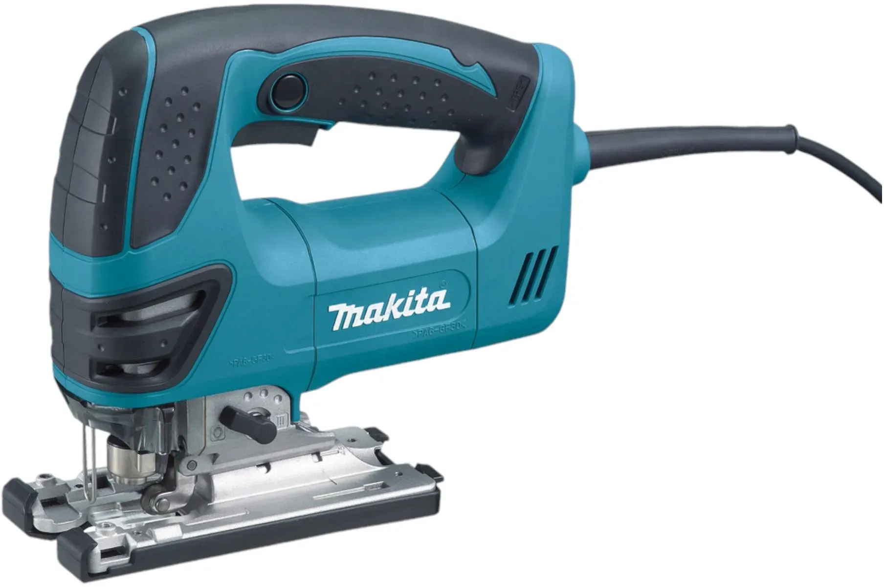 Makita 4350 FCTJ Pendelhub Stichsäge 720 Watt 135 mm + 5 tlg. Stichsägeblatt Set + Makpac