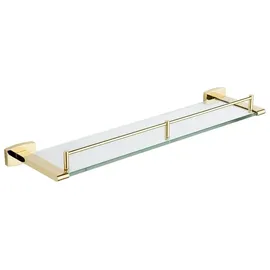 Mexen Zoja hängendes Glasregal, gold - 7019137-50