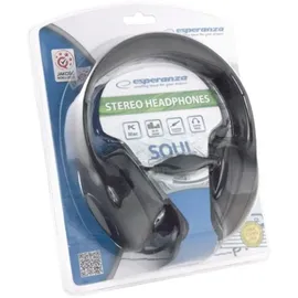 Esperanza EH138K Stereo Audio Kopfhörer Soul Schwarz