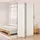 vidaXL Paravent Weiß 150x220 cm Stoff