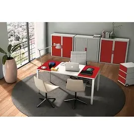 Paperflow EasyBox Variante B rot/weiß