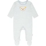 Steiff Strampler in Hellblau/Weiß - Gr.: 56