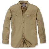 CARHARTT Rugged Professional Work, Langarmshirt, grün-braun, Größe L