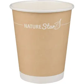 NATUREStar Kaffeebecher Papier, braun Ø 200ml 50 Stk.) - 50er Rolle"