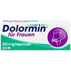 Dolormin für Frauen bei Regelschmerzen mit Naproxen