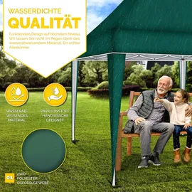 tillvex Faltpavillon 3 x 6 m Grün