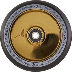 Striker Stunt Scooter Rolle110 mm Fullcore Alufelge gold chrome