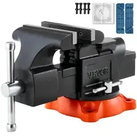 Vevor Schraubstock Sphäroguss 127 mm schwarz