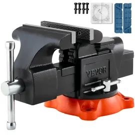 Vevor Schraubstock Sphäroguss 127 mm schwarz