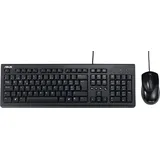 Asus U2000 Keyboard + Maus enthalten Universal USB Schwarz