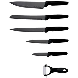 Michelino Messerset 6-tlg. Schwarz