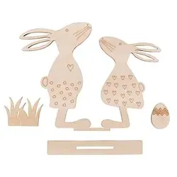 Rayher Bastelholz natur Osterfreunde zum Stellen