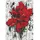 Luca-S Kreativset Luca-S Kreuzstich Set "Mohnblumen VII", Zählmuster, 25,5x37cm, (embroidery kit by Marussia)