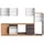 Held Winkelküche L-Form 240 x 300 cm Grau/Eiche
