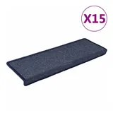 vidaXL Stufenmatten 15 Stk. 65x21x4 cm Grau und Blau