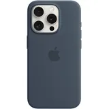 Apple Silikon Case mit MagSafe - Sturmblau